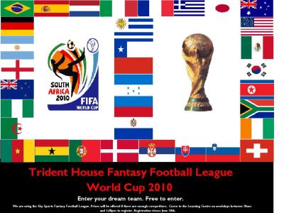 Fantasy World Cup Poster
